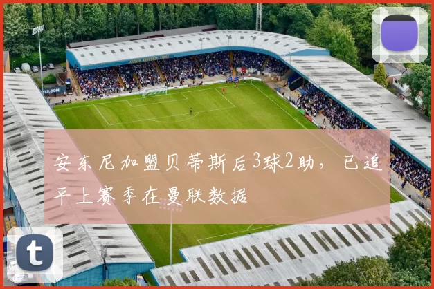 安东尼加盟贝蒂斯后3球2助，已追平上赛季在曼联数据