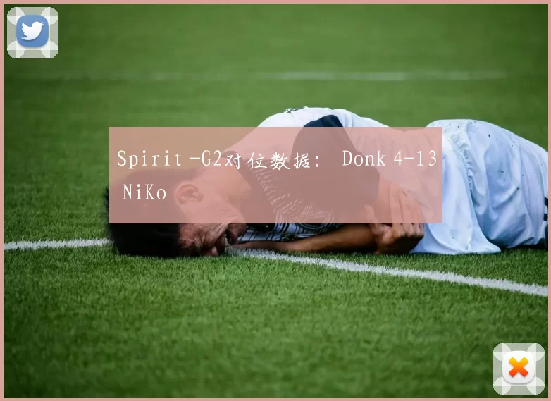 Spirit -G2对位数据： Donk 4-13 NiKo